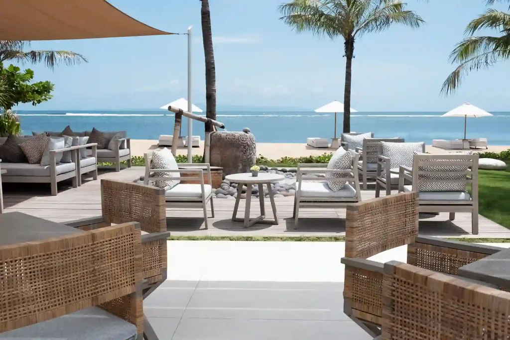 relax while dining with a view in santai beach house nusa dua bali