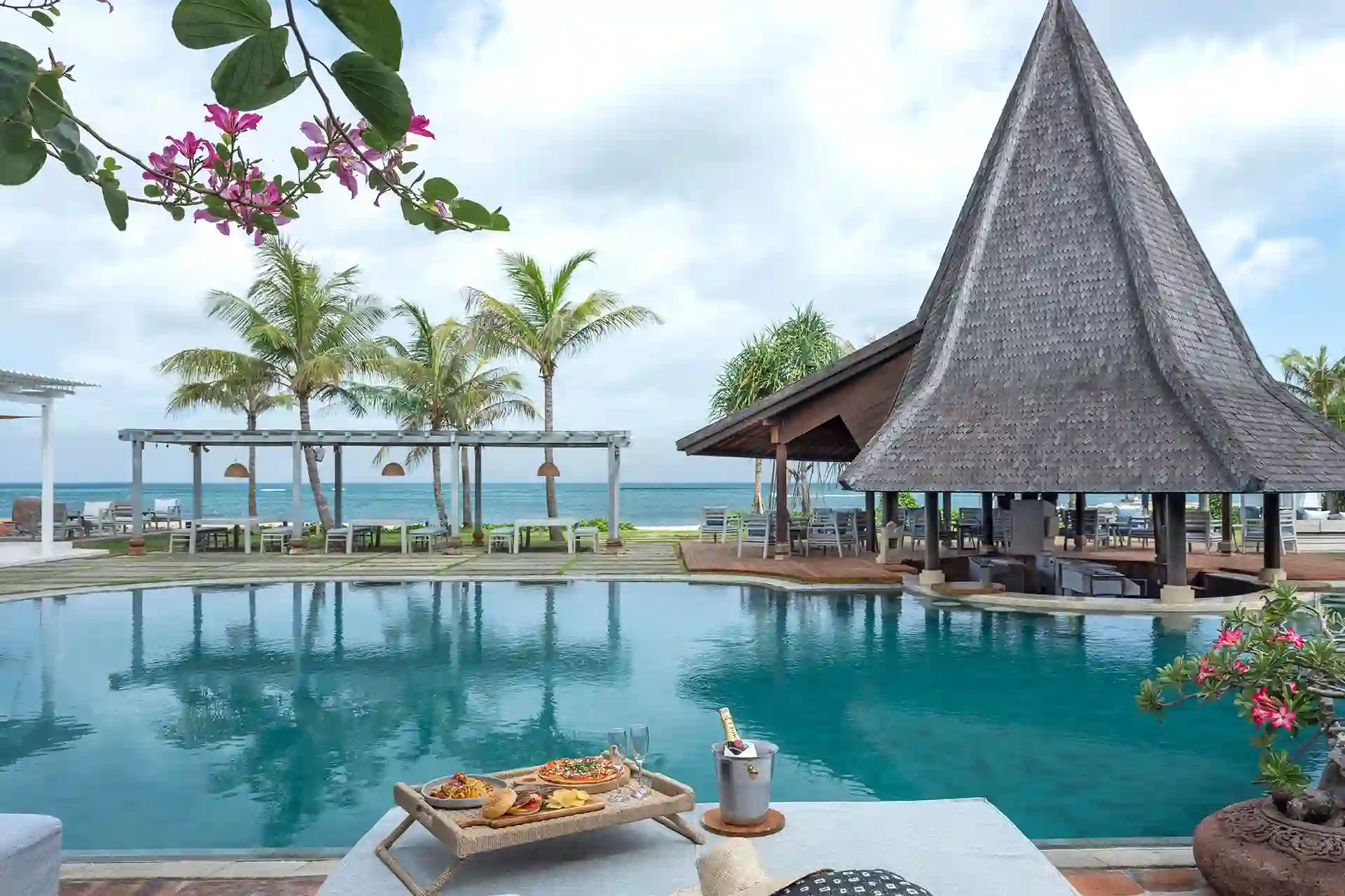 eat pizza restaurant in nusa dua with a view by santai beach house bali