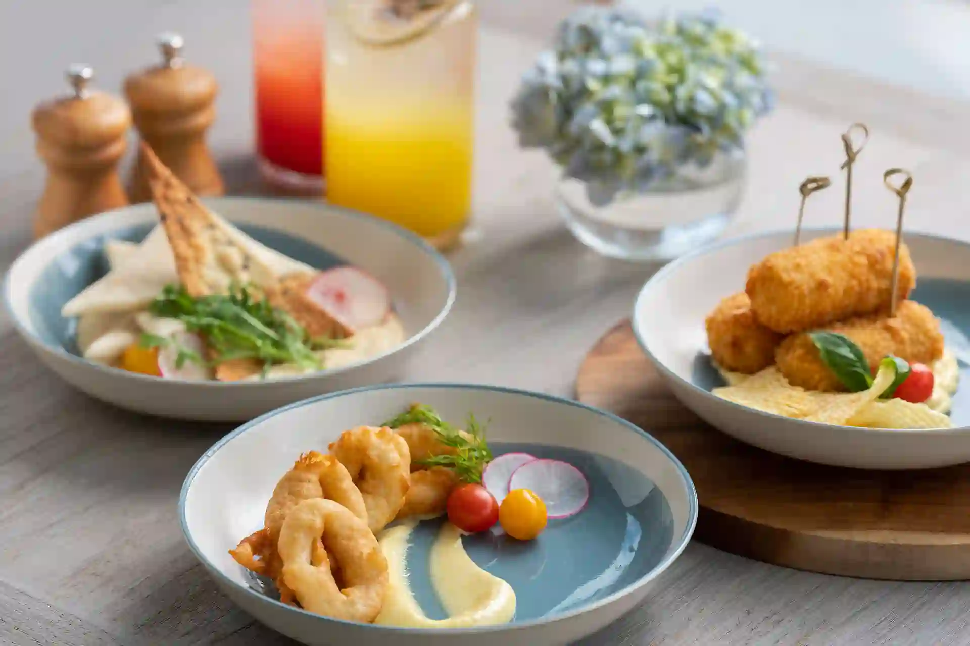 balinese food present for dining nusa dua with santai beach house