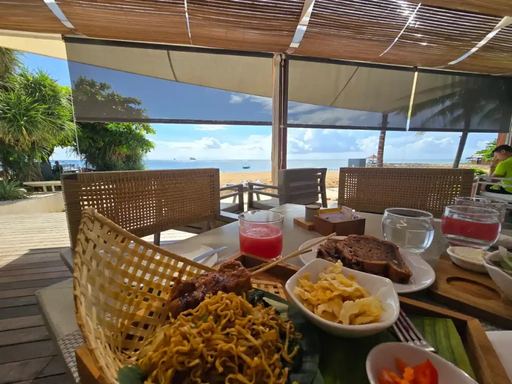 get experience fine dining in santai beach house nusa dua bali